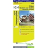 Dijon Chalons-sur-Saone France - Detailed Road Map. The brand new revision of the IGN Top 100 maps - originally designed for cyclists they should appeal to anyone who wants to explore their holiday area of France in detail by walking, cycling or by car. I