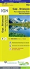 Gap Briancon France - Detailed Road Map. The brand new revision of the IGN Top 100 maps - originally designed for cyclists they should appeal to anyone who wants to explore their holiday area of France in detail by walking, cycling or by car. IGN say the