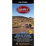 Arizona G1 Motorcycle Map by Butler - Waterproof. start a ride in a dry desert with giant Saguaro Cactus and end it in a field of snow at the top of a mountain. Not to mention, it is hard to find a better place to end a ride than a gun slinging wild west