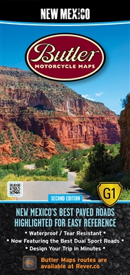 New Mexico Motorcycle Map Butler
