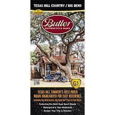 Texas Hill Country G1 Motorcycle Map