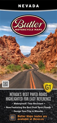 Nevada G1 Motorcycle Map. If thereâ€™s one state that conjures up images of desolation, remoteness and stark beauty, it would assuredly be Nevada. Surprisingly, there are a whopping 10 G1â€™s scattered across the state, so in sticking with the art of true