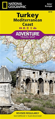 National Geographics Turkey Mediterranean Coast Adventure Map is designed to meet the unique needs of adventure travelers with its durability and accurate information. This folded map provides global travelers with the perfect combination of detail and pe