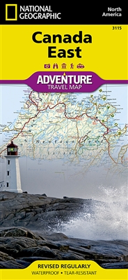 Canada East National Geographic Adventure Map