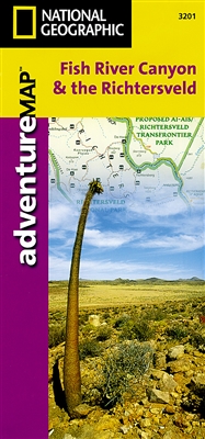 Fish River Canyon and the Richtersveld National Geographic Adventure Map