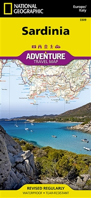 Sardinia National Geographic Adventure Map