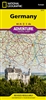 Germany National Geographic Adventure Map. The front side of the Germany map details the southern region of the country, from its border with Luxembourg, Belgium and France to the west, to Switzerland and Austria to the south, and Czechoslovakia to the ea