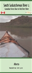 South Saskatchewan River Canoe Map - CFB to Red Deer River. Map of Canoe routes South Saskatchewan 2, Saskatchewan. Scale 1:75,000. Topographic map of the South Saskatchewan river from the Canadian Forces base to Saskatchewan. Scale 1:75,000. Size 41" x 1