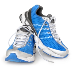 Blue Running Shoes