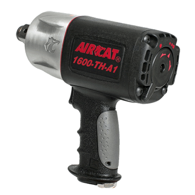 AIRCAT 1600-TH-A1 1" SUPER DUTY PISTOL IMPACT WRENCH