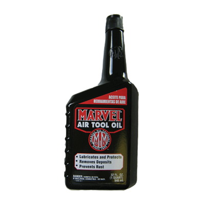 MARVEL AIR TOOL OIL - CASE OF 12 LARGE BOTTLES