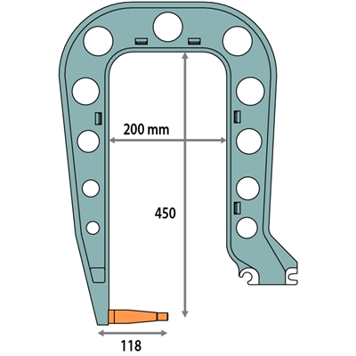 C4 INSULATED ARM