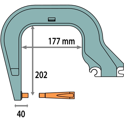 C GUN ARM C8 INSULATED