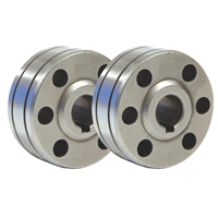 SET OF 2 ROLLERS TYPE B - Ã˜ 1/1.2 - ALU