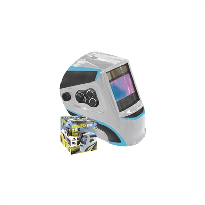 LCD Ergotech Welding Helmet 5-9/9-13 SILVER