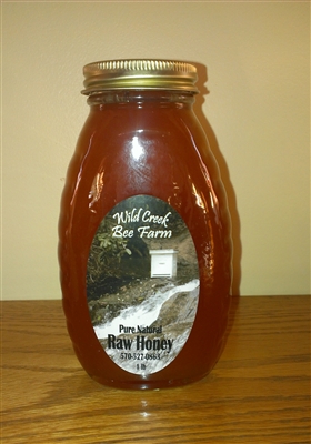 1lb goldenrod raw honey jar