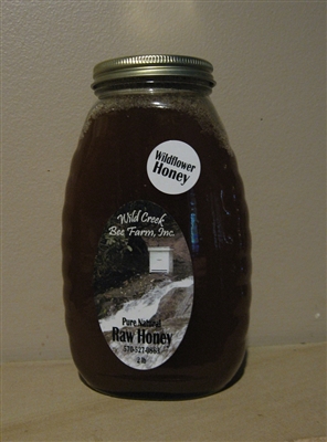 2lb raw wildflower honey