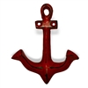 Anchor Hook in Distressed Red Finish