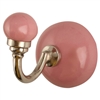 Solid Pink Ceramic Wall Hook