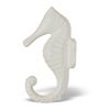 Sea Horse Wall Hook in White Powder Coated Finish