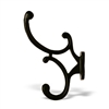 Iron Coat & Robe Wall Hook In Black Finish