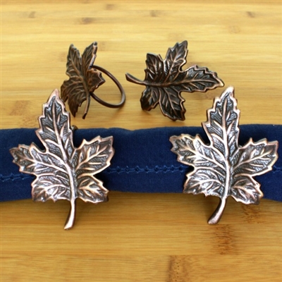 Maple leaf napkin ring