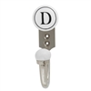 Alphabet D Ceramic Wall Hook