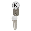 Alphabet K Ceramic Wall Hook