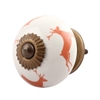 Peach Reindeer Ceramic Drawer Knob