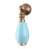 Blue Drop Ceramic Cabinet Knob