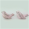 Metal Sparrow Cabinet Knob in Pink Distressed Finish