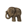 Elephant Metal Cabinet Knob in Antique Finish