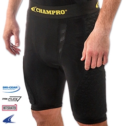 Champro BBGU9 Tri-Flex Padded Short