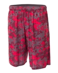 A4 style NB5322 - 8" Camo Performance Short