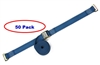 50 Pack of 2" x 12' Blue E-Track Cam Buckle Strap with Spring E-Fittings
