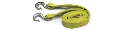 2" x 15' Recovery Tow Strap with Tow Hooks