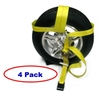 4 Pack Side Mount Wheel Nets - Adjusts To Fit Any Tire