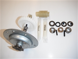 White plastic door opener gear kit