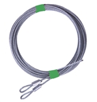 Garage Door Cable set for 7' high extension spring doors