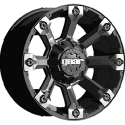 HUMMER H2 G/A 719MB Backcountry 20" x 9.00 Black Wheel