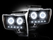 Ford F-150 & Raptor 09-13 PROJECTOR HEADLIGHTS Smoked Black Chrome ADD-264190BKCC