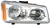 2003-2006 Chevy Silverado Headlights, Chrome, by AnzoUSA