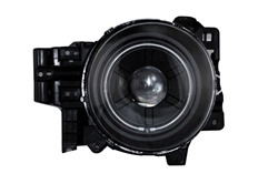 2007-2008 Toyota FJ Cruiser Headlights, Black, by AnzoUSA