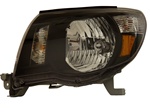 2005-2008 Toyota Tacoma Chrystal Headlights, Black, by AnzoUSA