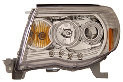 2005-2008 Toyota Tacoma Headlights, Chrome, by AnzoUSA