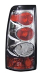 03-06 Silverado Tail Lamps, Chrome, by AnzoUSA