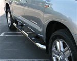 07-08 Tundra Big Step 4" Round Stainless Side Bars by Aries