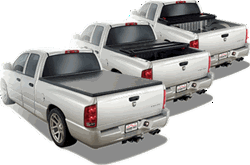 Mazda Pickup Kwik Draw Tri-Folding Tonneau Cover by Advantage Truck Accessories