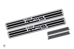 Ford Raptor, 2009+, Two Tone Door Sill, Crew Cab, Brushed Finish, set of 4 DEF-901101