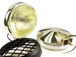 Delta 100 Series Thinline Halogen Fog Light Kit (pair) - Chrome w/Stone Guards